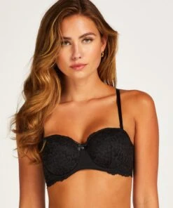 Soutien-gorge à Armatures Préformé Marine - Noir