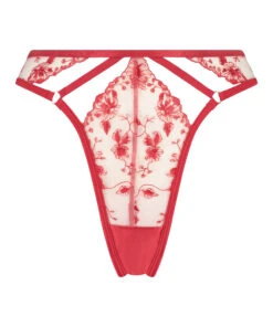 Brésilien Taille Haute Indulgence - Rouge -Sous-vêtement Soldes 2024 201001 5