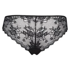 Slip Brésilien Invisible Lace Back - Noir 7 Slip Brésilien Invisible Lace Back - Noir -Sous-vêtement Soldes 2024 201013 6