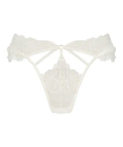 Culotte Brésilienne Ouverte à L'entrejambe Libertine - Blanc -Sous-vêtement Soldes 2024 201025 5