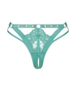 Slip Brésilien Ouvert Sadie - Bleu -Sous-vêtement Soldes 2024 201045 5