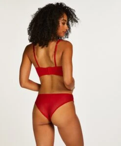 Soutien-gorge Bustier Rembourré à Armatures Elissa - Rouge -Sous-vêtement Soldes 2024 201059 4