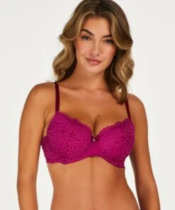 Soutien-gorge à Armatures Préformé Rose - Violet