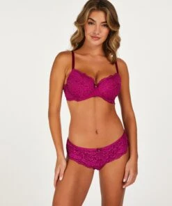 Soutien-gorge à Armatures Préformé Rose - Violet -Sous-vêtement Soldes 2024 201074 3