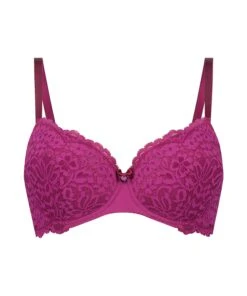 Soutien-gorge à Armatures Préformé Rose - Violet -Sous-vêtement Soldes 2024 201074 5