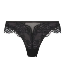 Brésilien Taille Haute Elissa - Noir -Sous-vêtement Soldes 2024 201082 5