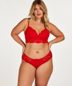 Soutien-gorge Préformé Sans Armatures Longline Shiloh - Rouge -Sous-vêtement Soldes 2024 201089 12