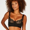 Soutien-gorge Bustier Non Rembourré à Armatures Hana - Noir