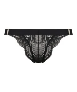 Tanga Taille Haute Hana - Noir -Sous-vêtement Soldes 2024 201099 5