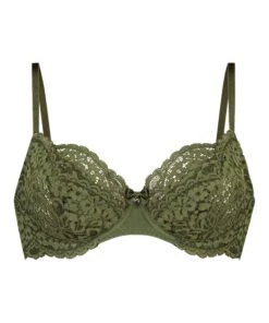 Soutien-gorge à Armatures Non-préformé Rose - Vert -Sous-vêtement Soldes 2024 201109 5