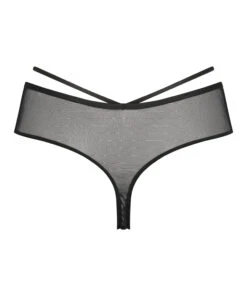 Tanga Taille Haute Blaise - Noir -Sous-vêtement Soldes 2024 201143 6