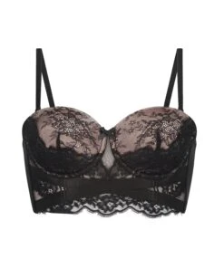 Soutien-gorge Bustier Rembourré à Armatures Sans Bretelles Bellatrix - Noir -Sous-vêtement Soldes 2024 201148 5