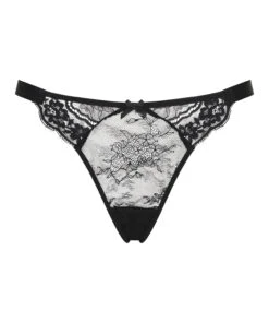 String échancré Bellatrix - Noir -Sous-vêtement Soldes 2024 201150 5