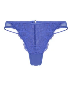 Slip Brésilien échancré Lidia - Bleu -Sous-vêtement Soldes 2024 201169 5