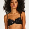 Soutien-gorge à Armatures Préformé Violet - Noir