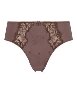 Slip Taille Haute Diva - Marron -Sous-vêtement Soldes 2024 201189 5