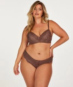 Soutien-gorge Préformé Sans Armature Bessie - Marron -Sous-vêtement Soldes 2024 201190 12