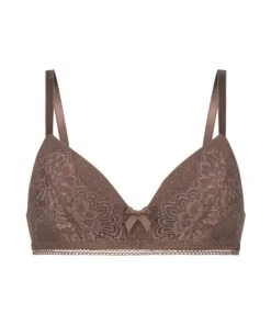 Soutien-gorge Préformé Sans Armature Bessie - Marron -Sous-vêtement Soldes 2024 201190 5