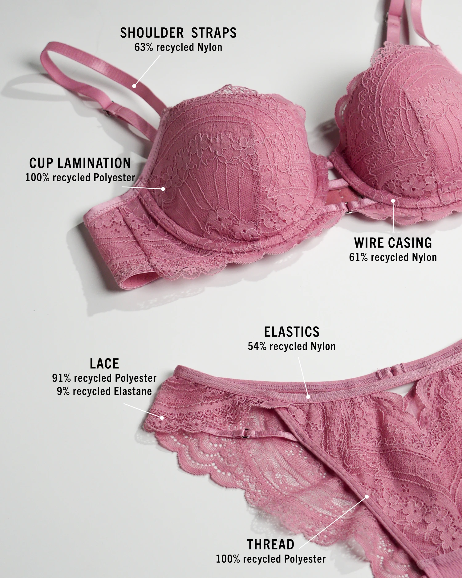 Slip Brésilien échancré Wies - Rose 4 Slip Brésilien échancré Wies - Rose – Image 4