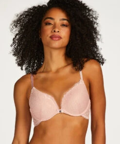Soutien-gorge à Armatures Préformé Push-up Marine - Rose