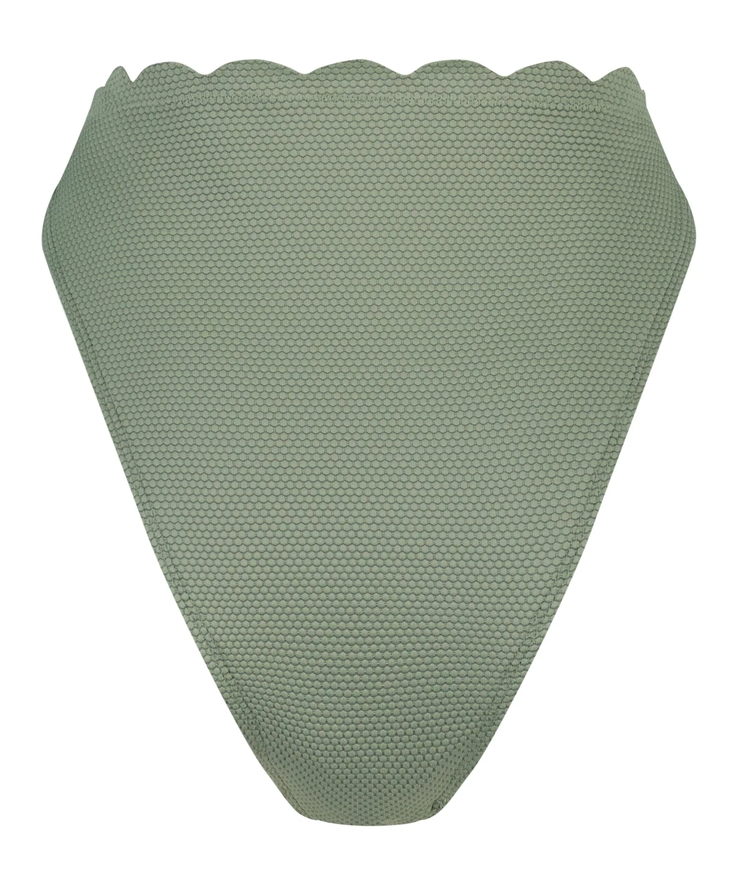 Bas De Bikini échancré Scallop - Vert 5 Bas De Bikini échancré Scallop - Vert – Image 5