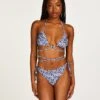 Bas De Bikini Taille Haute Morocco - Bleu