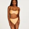 Bas De Bikini Taille Haute Riviera - Orange