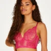 Soutien-gorge à Armatures Non-préformé Longline Honey - Rose