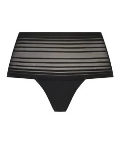 String Haut Invisible - Noir -Sous-vêtement Soldes 2024 201401 5