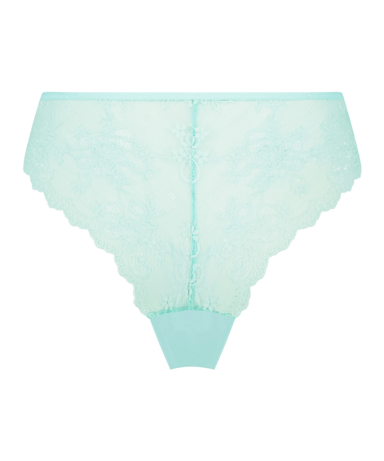 Slip Brésilien Invisible Lace Back - Bleu 5 Slip Brésilien Invisible Lace Back - Bleu – Image 5