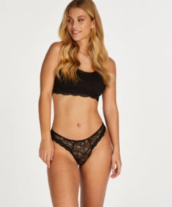 Mini Brésilien Taille Haute Riley - Noir