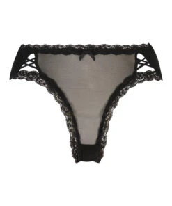 Slip Brésilien V-shape Kyla - Noir -Sous-vêtement Soldes 2024 201446 5