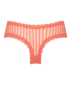 Slip Brésilien V-shape Mesh - Orange -Sous-vêtement Soldes 2024 201453 6