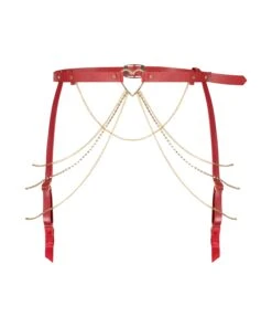 Jarretelles Chain - Rouge -Sous-vêtement Soldes 2024 201587 5