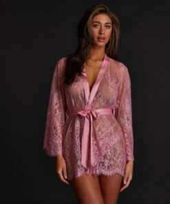 Kimono Lace Isabelle - Rose