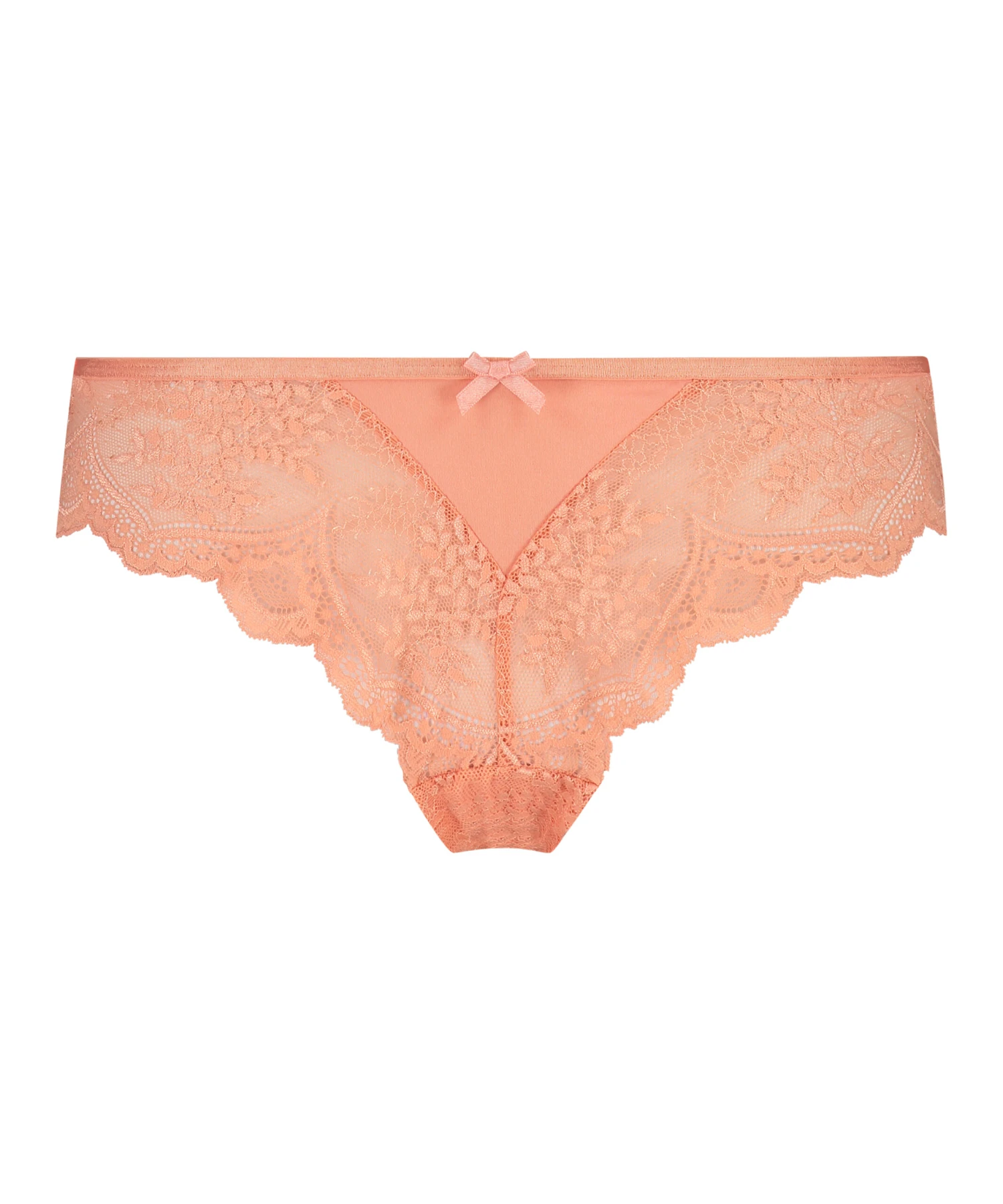 Slip Brésilien échancré Heira - Orange 4 Slip Brésilien échancré Heira - Orange – Image 4
