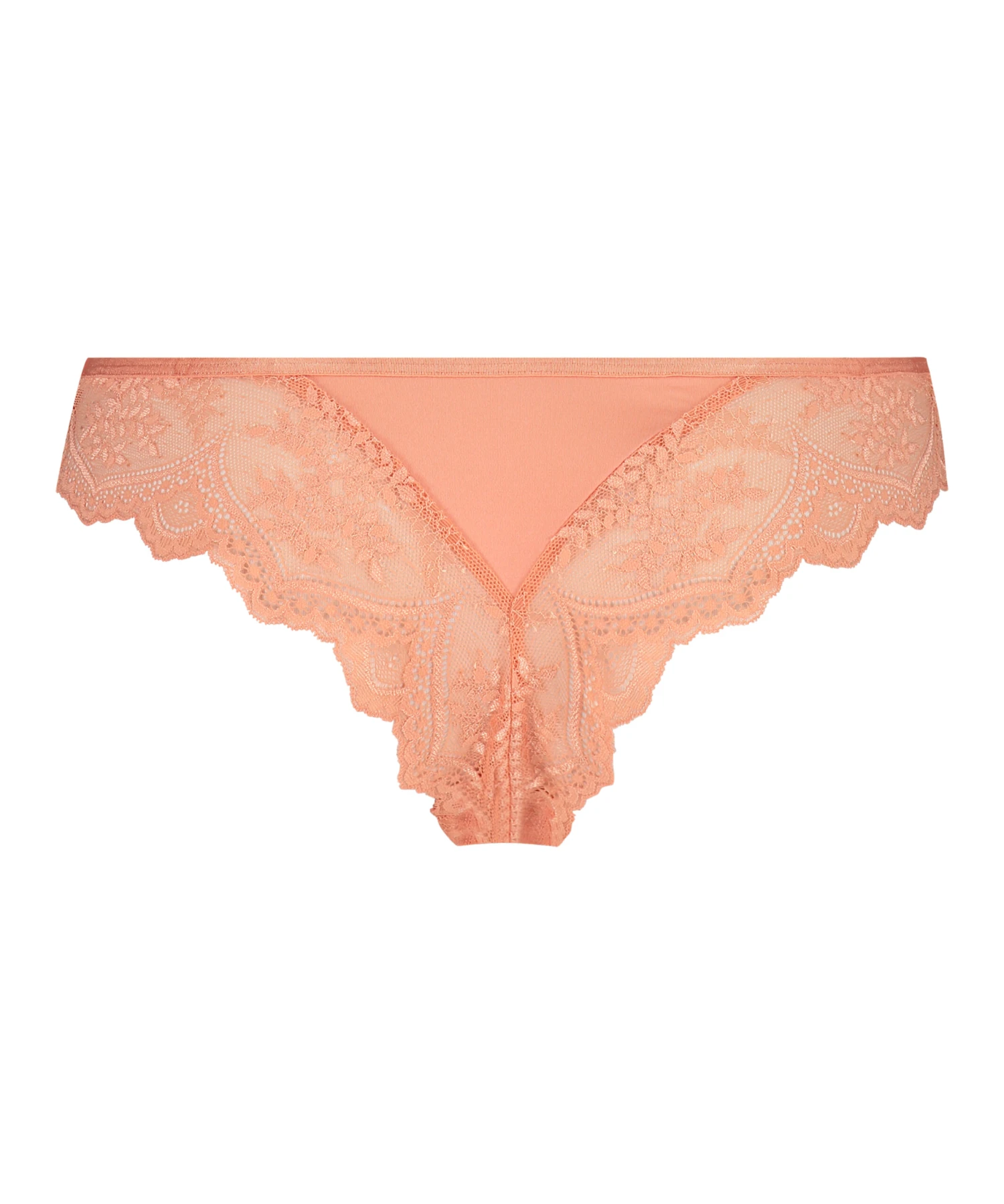 Slip Brésilien échancré Heira - Orange 5 Slip Brésilien échancré Heira - Orange – Image 5