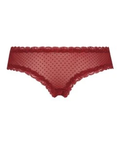 Slip Brésilien V-shape Mesh - Rouge -Sous-vêtement Soldes 2024 201834 6