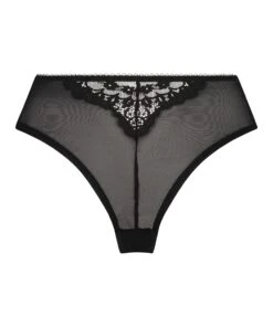 Slip Brésilien Daisy - Noir -Sous-vêtement Soldes 2024 201842 6