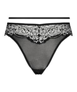 Slip Brésilien Taille Haute Kirsty - Noir 9 Slip Brésilien Taille Haute Kirsty - Noir -Sous-vêtement Soldes 2024 201856 6