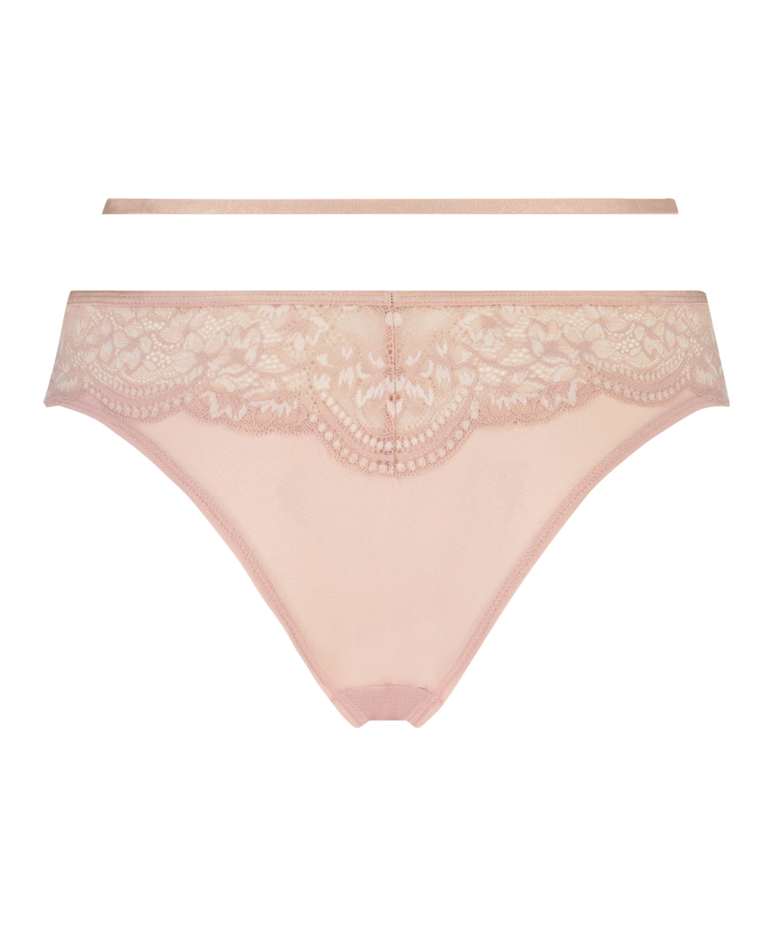 Slip Brésilien Taille Haute Kirsty - Rose 5 Slip Brésilien Taille Haute Kirsty - Rose – Image 5