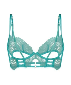 Soutien-gorge à Armatures Non-préformé Longline Monet - Vert -Sous-vêtement Soldes 2024 202036 5