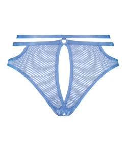 Slip Brésilien Ouvert Pleasure - Bleu -Sous-vêtement Soldes 2024 202042 6
