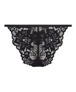 Slip Brésilien échancré Jacqueline - Noir -Sous-vêtement Soldes 2024 202050 6