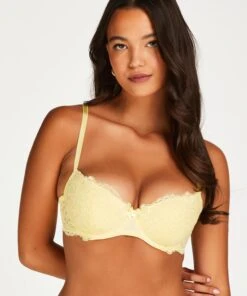 Soutien-gorge à Armatures Préformé Marine - Jaune