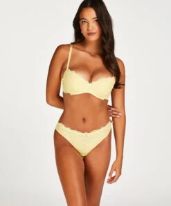Soutien-gorge à Armatures Préformé Marine - Jaune -Sous-vêtement Soldes 2024 202052 3