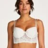 Soutien-gorge Bustier Préformé à Armatures Catrin - Blanc