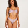 Slip Brésilien échancré Hallie - Violet