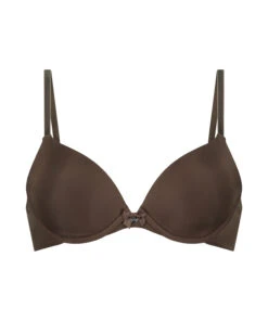 Soutien-gorge à Armatures Préformé Plunge - Marron -Sous-vêtement Soldes 2024 202106 5