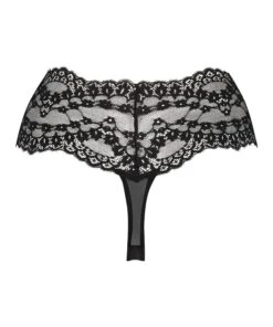 Boxer String Daisy - Noir -Sous-vêtement Soldes 2024 202111 6